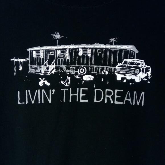 🌕 D Lab by Dr Lucky's Trailer Park Graphic Tee - Picture 1 of 3